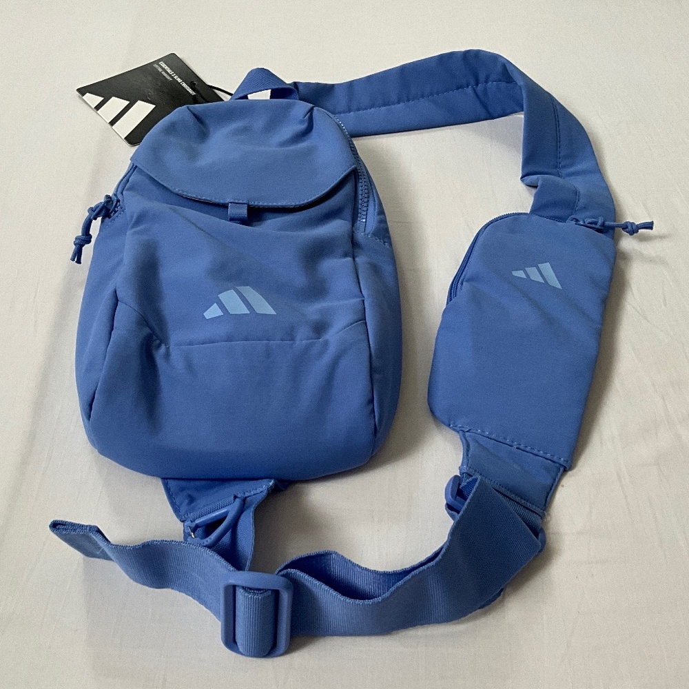 NWT ADIDAS Crossbody Sling Bag Blue